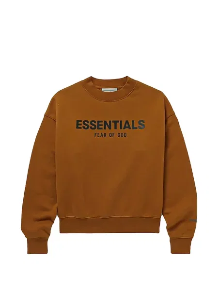 Sweter dziecięcy Fear Of God Essentials brązowy