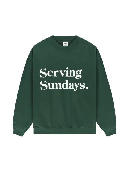 Pockies Tréning póló Sundays sötétzöld fehér