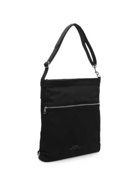 Geantă crossbody A.p.c. cu imagine negru