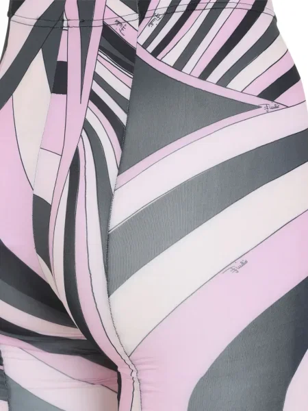 Dresuri Pucci cu imagine cu imprimeu abstract negru