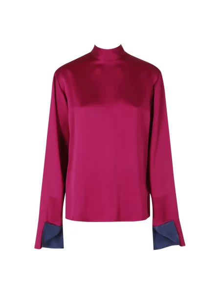 Satynowa bluzka Stella Mccartney różowa