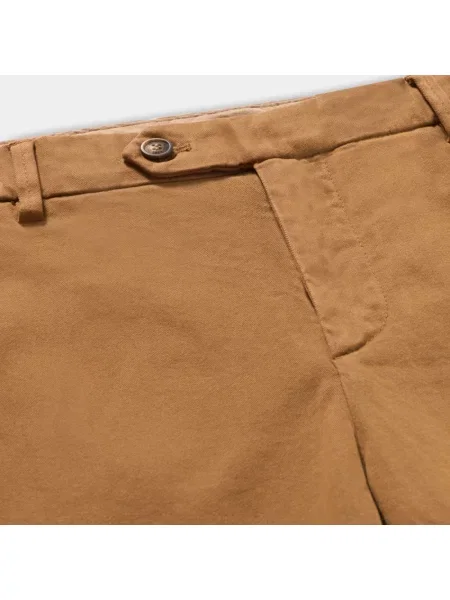 Сhinosy Brooks Brothers z twillu pomarańczowe