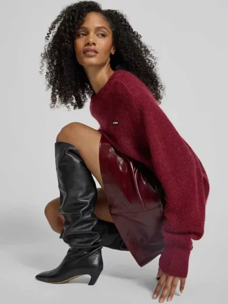 Sweter wełniany o kroju oversized z dodatkiem moheru Rotate