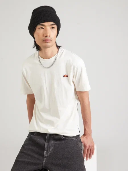 ELLESSE Tricou CASSICA murdar alb