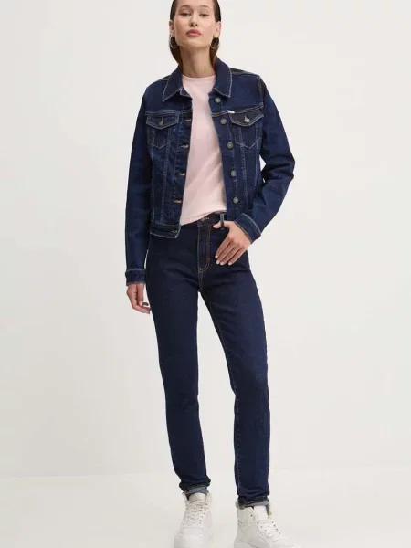 Джинсова куртка Guess Jeans перехідна синій