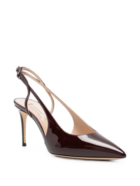 Pantofi cu toc Casadei slingback roșu