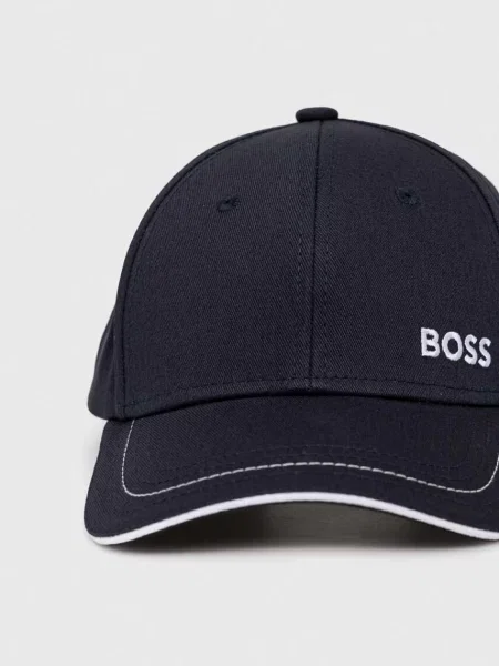 Бейсболка BOSS BOSS GREEN однотонна синій