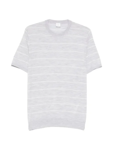 Tricou Eleventy cu dungi gri