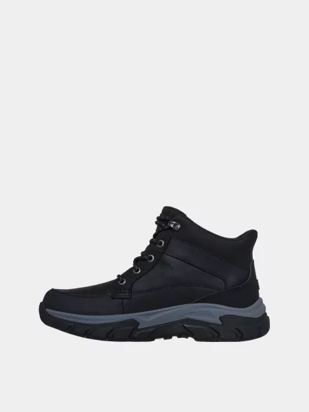 Кожаные ботинки Skechers черные