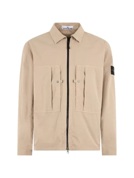 Geacă Stone Island cu strasuri cu buzunare aplicate