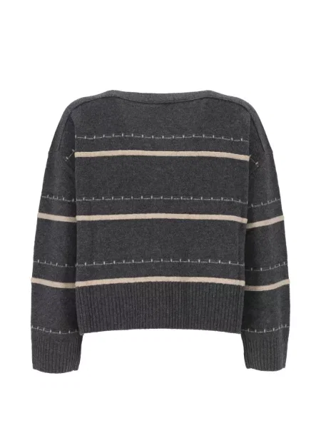 Pulover Pennyblack cu dungi gri