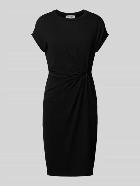 EDITED sukienka z dżerseju Kobiety jednolity S czarny