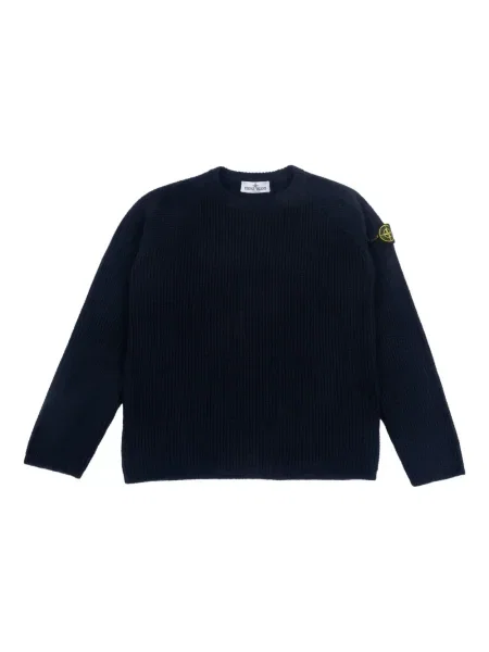 Sweter dziecięcy Stone Island niebieski