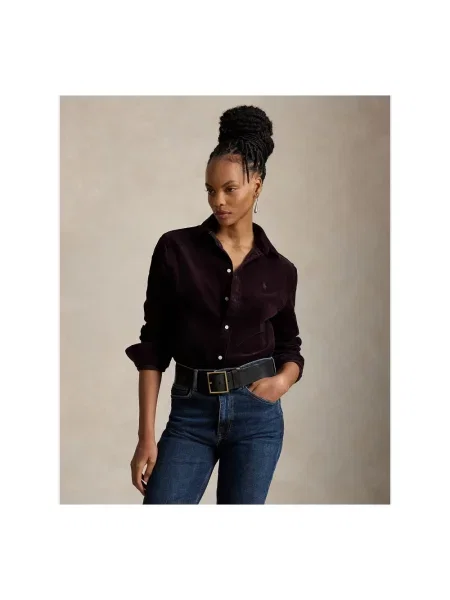 Polo Ralph Lauren Koszula Bordowy fioletowa