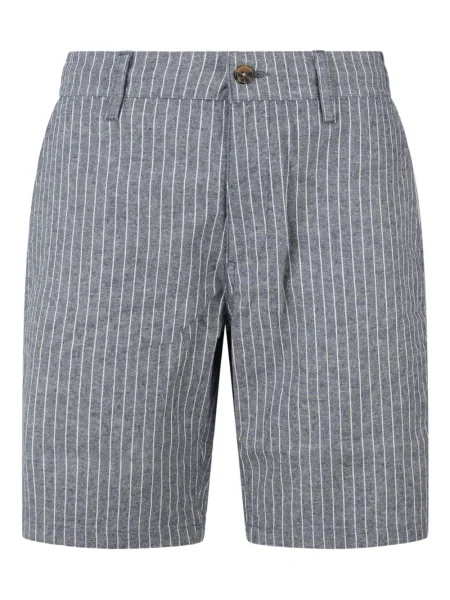 Pantaloni scurți Mc2 Saint Barth cu dungi albastru