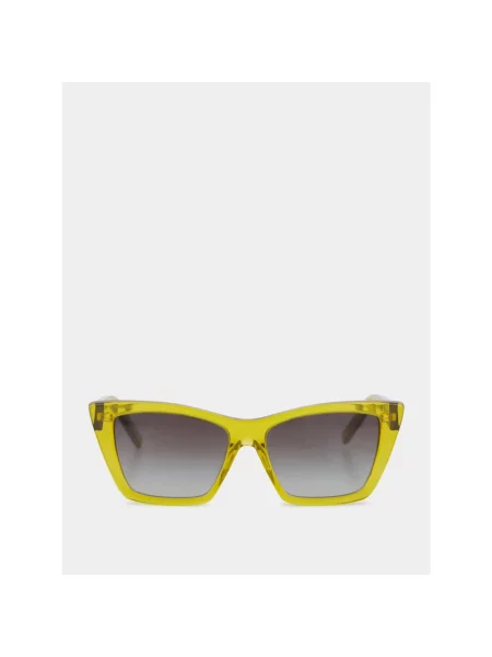 Okulary przeciwsłoneczne Saint Laurent zielone
