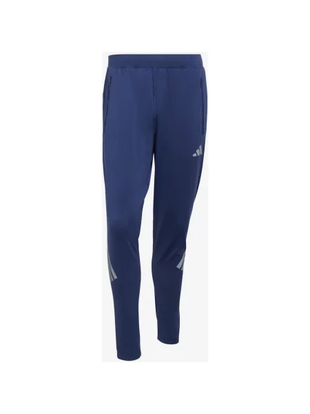 Spodnie długie adidas Iconic Running indygo S niebieskie