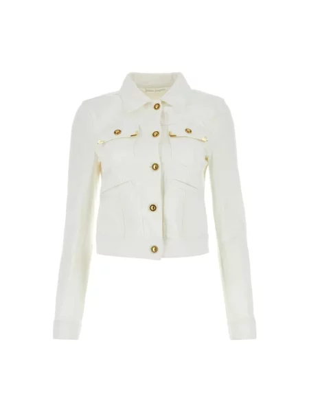 Kurtka jeansowa Palm Angels biała