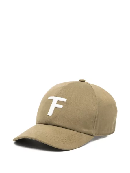 Șapcă Tom Ford cu broderie verde