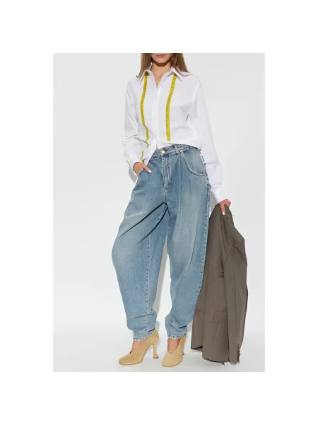 Jeansy Moschino niebieskie