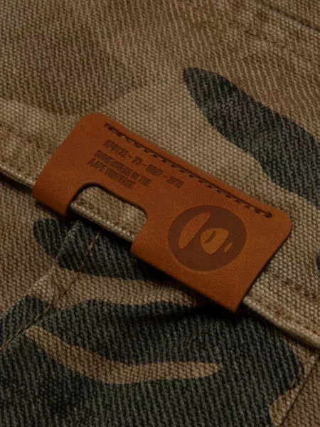 Pantaloni cargo Aape By A Bathing Ape cu autograf