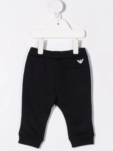 Spodnie dziecięce Emporio Armani niebieskie