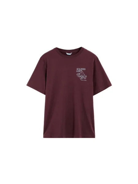 Scalpers Tricou Scdice / burgundy roșu