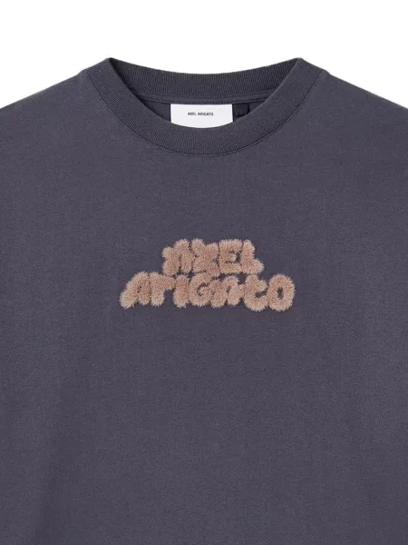Tricou Axel Arigato cu autograf gri