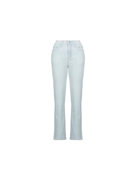 Ravne kavbojke Levi's® z visokim pasom modra