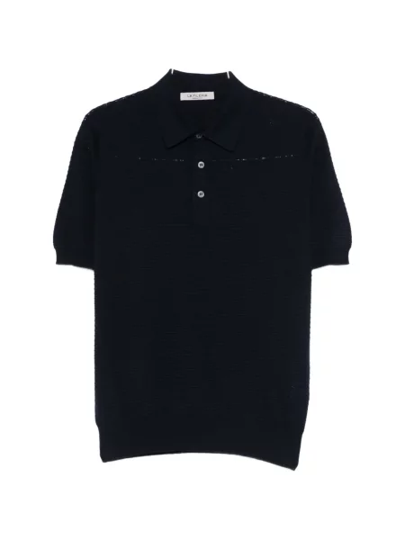 Tricou polo Fileria albastru