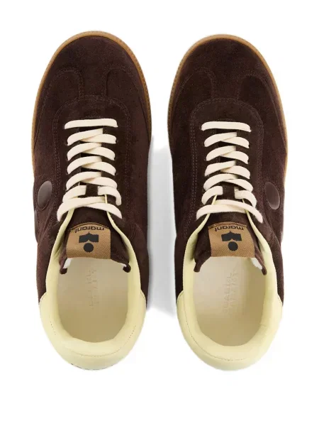 Sneakerși Marant din piele de căprioară maro