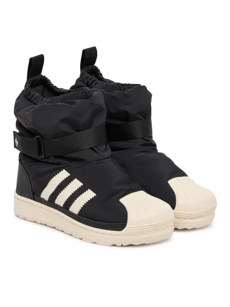 Adidas Originals gyerek hótaposó SUPERSTAR WTR BOOT fekete