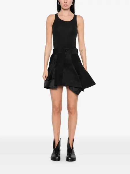 Fusta plisata Sacai plisată negru