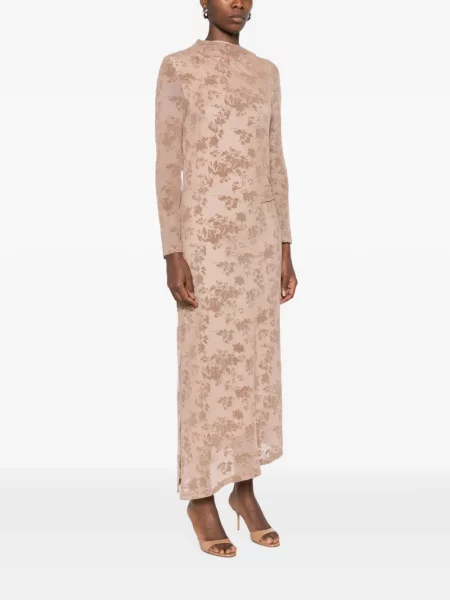 Rochie maxi Imperial cu model floral cu imagine