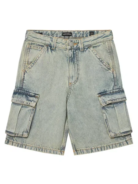 Jack & Jones Junior Джинсові шорти Alex Голубий Baggy Fit