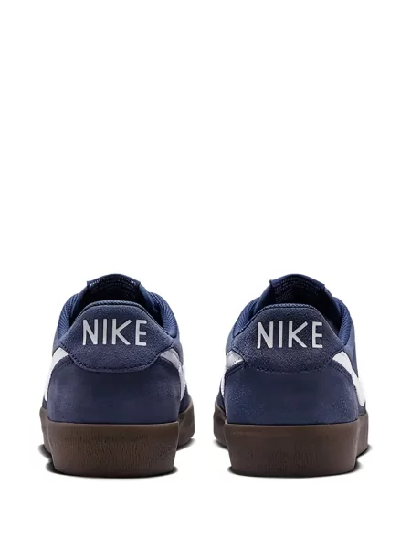 Sneakerși Nike Air Force 1 alergare din piele de căprioară cu bretele gri