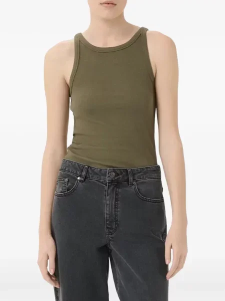 Top Gestuz tricotate verde