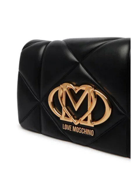 Love Moschino Aktovka torba Smart Daily' crna