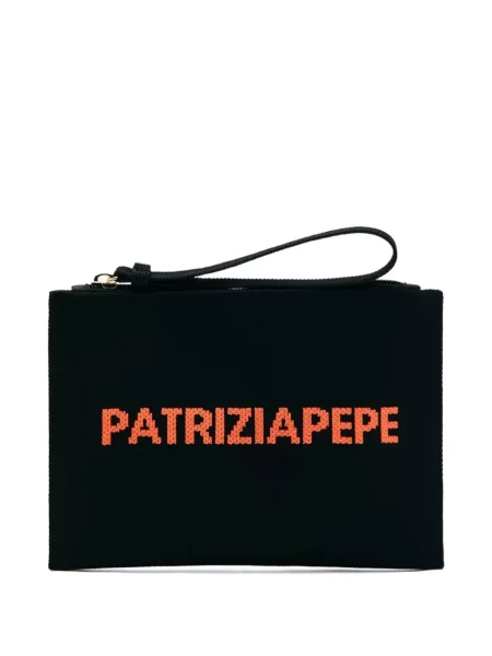 Geantă Patrizia Pepe cu autograf negru