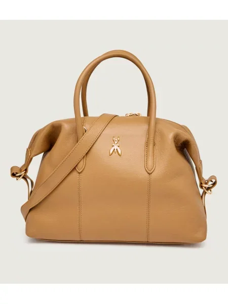 Rucsac Patrizia Pepe din piele maro