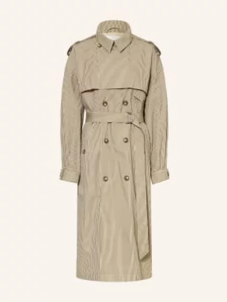 Marant Étoile Oversized Trencz Chilma beige beżowy