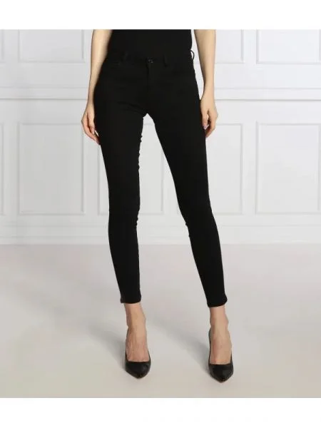 GUESS Blugi Curve X | | Skinny fit negru