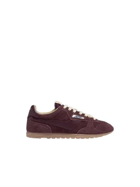 Sneakersy Autry zamszowe brązowe
