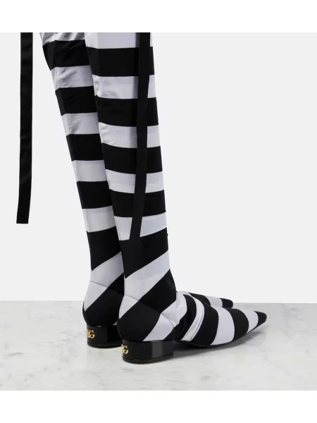 Pruhované čižmy Dolce&gabbana