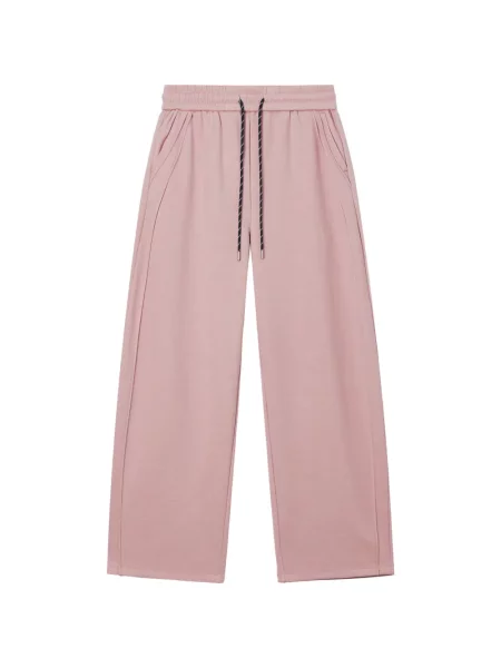 Pantaloni Tout A Coup alergare cu cordon roz