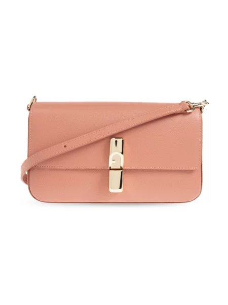 Torebka crossbody Furla skórzana różowa