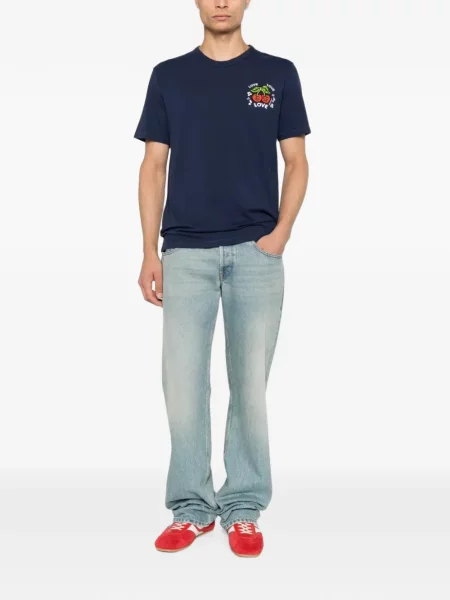 Tricou Kenzo cu imagine albastru