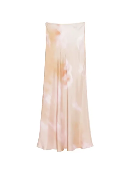 Maxi fusta maxi Fabiana Filippi cu imagine roz