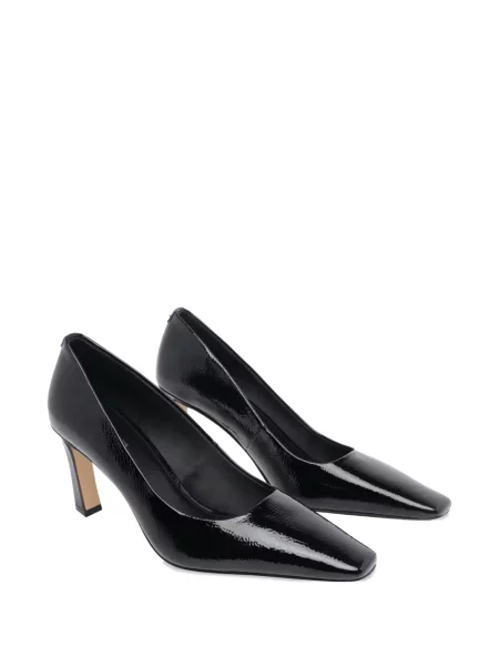 Pantofi cu toc Michael Michael Kors din piele de lac negru