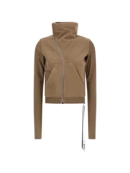 Pulover cu guler înalt heláncă Rick Owens Drkshdw asimetrică